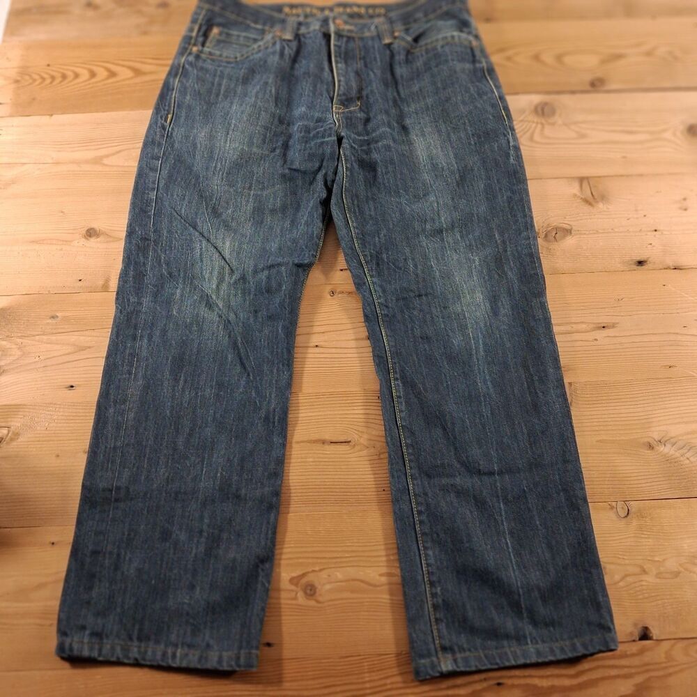 Nautica Jeans Mens 34x32 Straight Blue